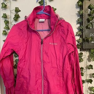 Columbia pink zip up